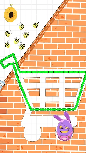 1 Line Draw: Save The Eggs Screenshot 2