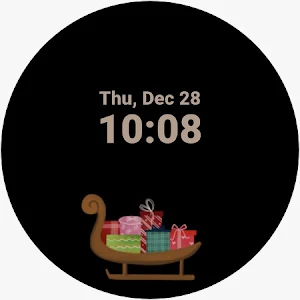 Christmas Watch Face Animated Screenshot 1