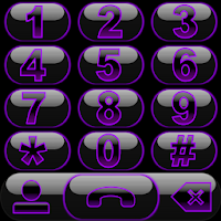 THEME GLOW PURPLE EXDIALER