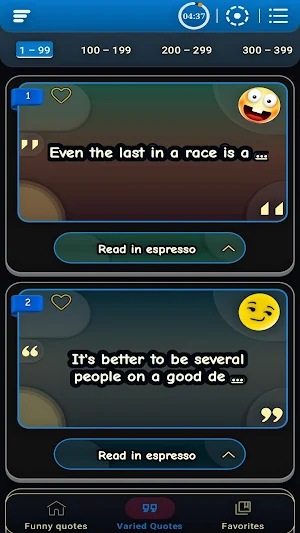 Funny quotes and proverbs app Screenshot 2