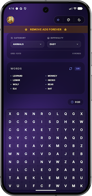 Word Search Explorer Offline Screenshot 2