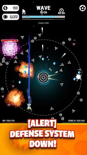 Geometry Cannon : Idle Defense Screenshot 0