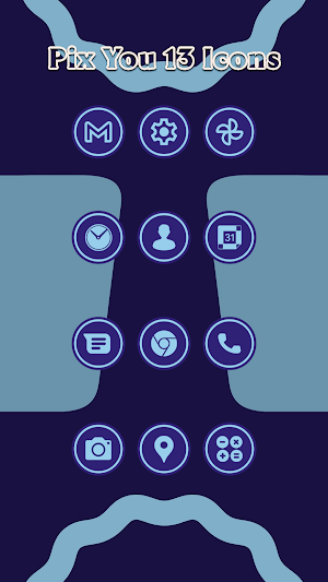 Pix You 13 Dark Violet Icons Screenshot 0