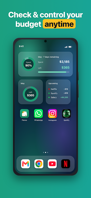 Penno — Budget & Debt Tracker Screenshot 1