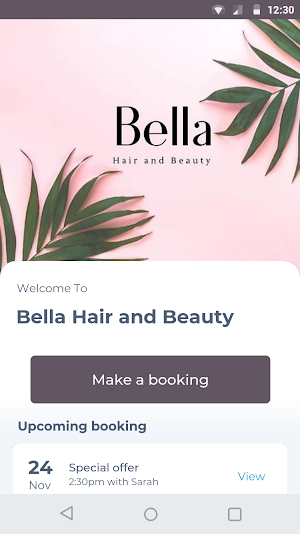 Bella Hair and Beauty Screenshot 0