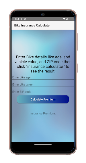 Bike insurance premium Screenshot 1