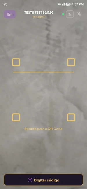 Central dos Eventos Validação Screenshot 3