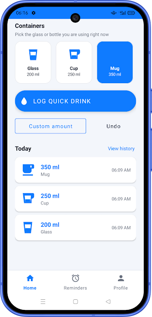 Water Reminder Screenshot 2