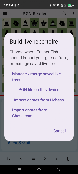 Trainer Chess Openings Coach Screenshot 0