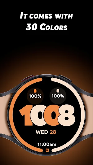 Pixel Sporty 3 - Watch face Screenshot 1