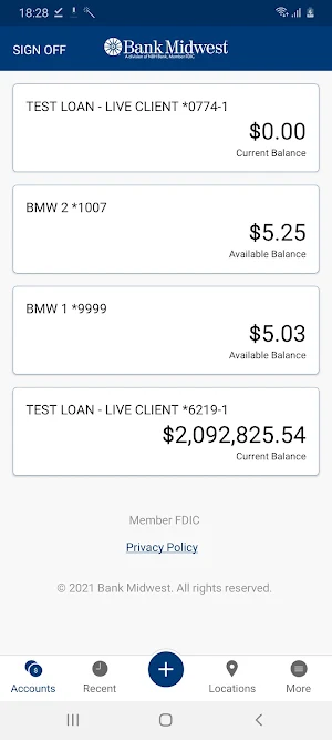 Bankmw Business Mobile Screenshot 1