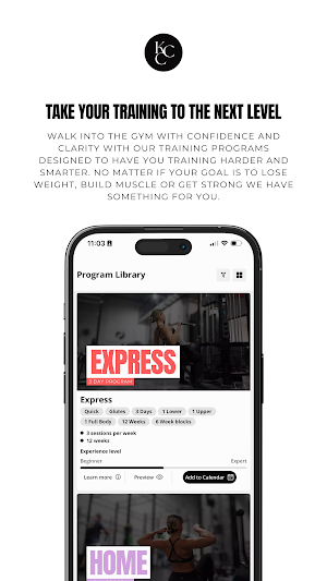 Kayla Cerda Coaching App Screenshot 1