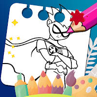 Teen Titans Coloring book Hero