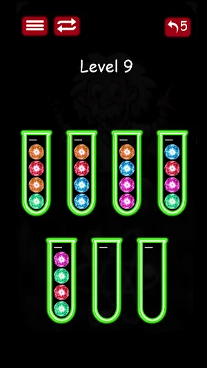 Fire Ball Sort - Brain Game Screenshot 3