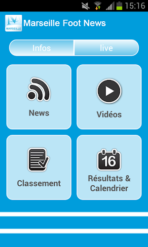Marseille Foot News Screenshot 0