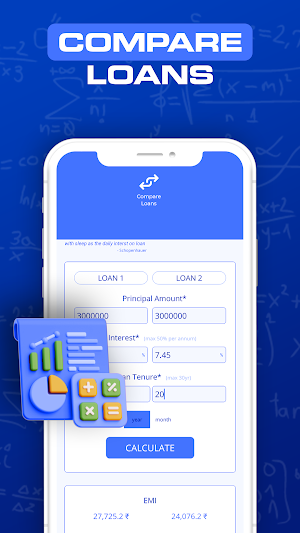 Easy EMI Loan Calculator Screenshot 3