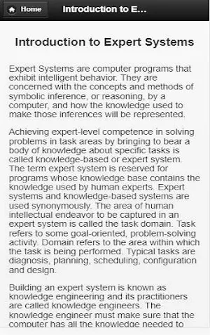 Expert System Screenshot 2