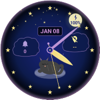 Sleepy Cat - watch face