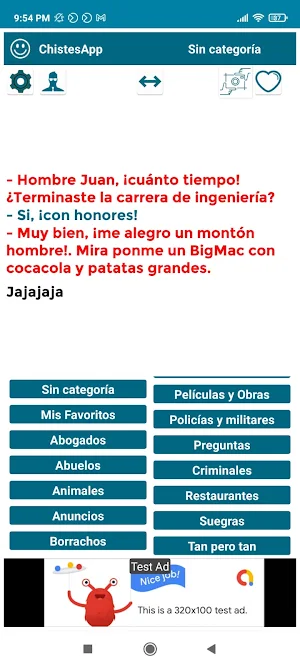 Chistes App Screenshot 2