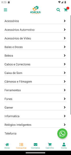 Abacaxi Importados Screenshot 2