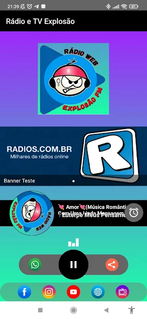 Rádio e TV Explosão Screenshot 0