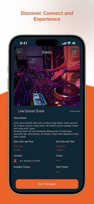 Teeket - Events & Experiences Screenshot 3