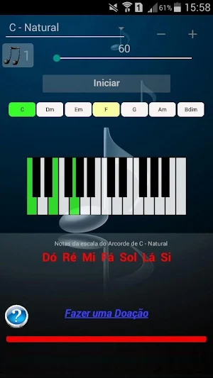 Campo Harmônico Piano Screenshot 3