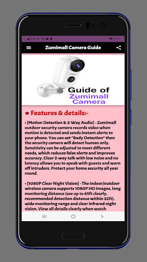 guide of zumimall camera Screenshot 2