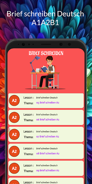 Brief schreiben Deutsch A1A2B1 Screenshot 2
