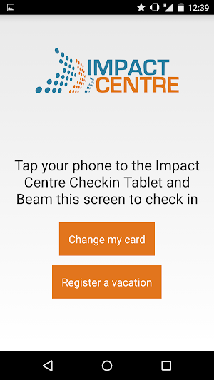 Impact Centre Checkin Screenshot 1