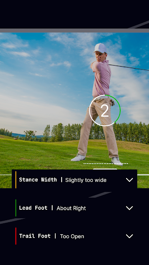 uCOACHu Golf Swing Analyser Screenshot 2