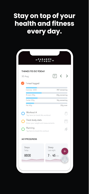 Paradox Fitness Screenshot 1