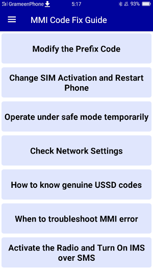 MMI Code Fix Guide Screenshot 0