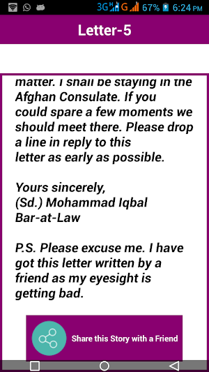 13 LETTERS of IQBAL to JINNAH Screenshot 1