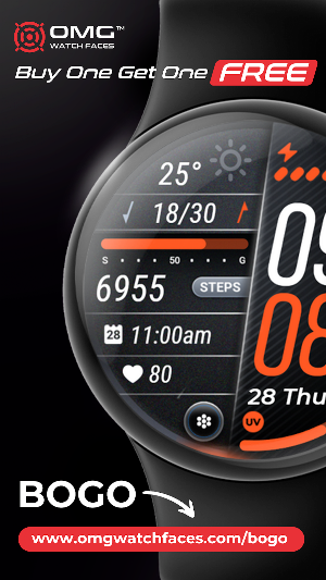 OMG 23 - Digital Watch Face Screenshot 3