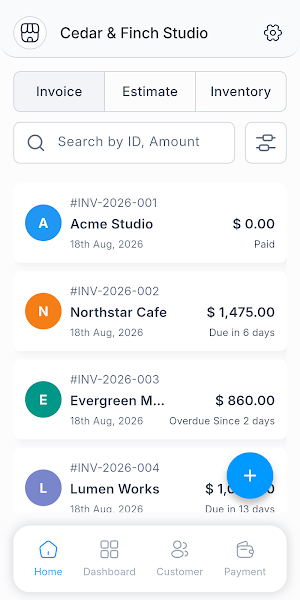 SnapBooks: Invoice & Billing Screenshot 0
