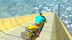 Super Hero Bike Mega Ramp 2 Screenshot 1