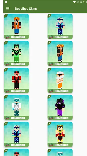 BoBoiBoy Skins for Minecraft Screenshot 3