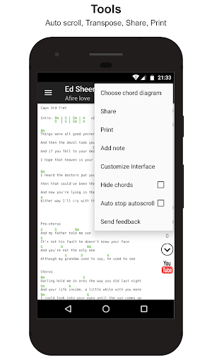 Guitar chords and tabs Screenshot 2