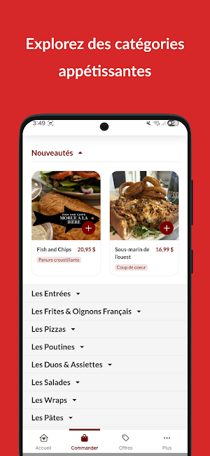 Pizzéria Paquet Ste-Catherine Screenshot 3