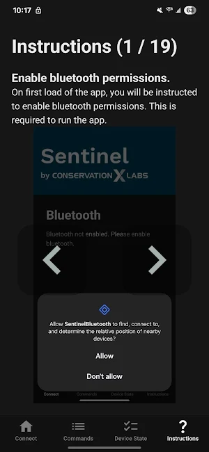Sentinel Bluetooth Screenshot 3