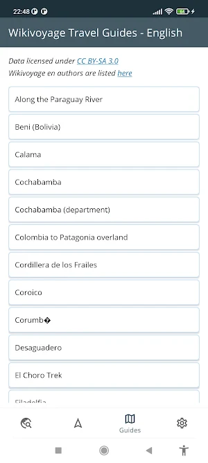 Bolivia Offline Map Screenshot 2