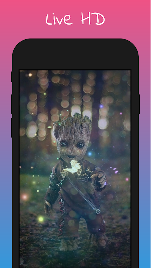 Baby Groot Live Wallpaper Screenshot 1