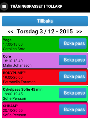 Träningspasset i Tollarp Screenshot 3