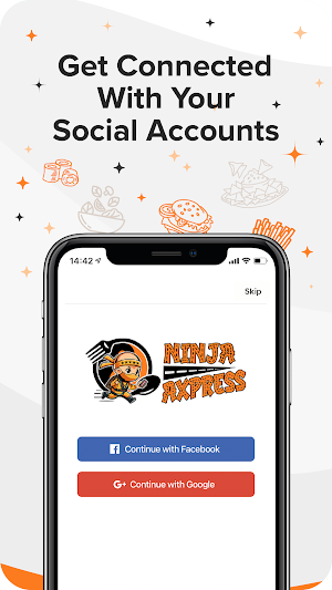 Ninja Axpress Food Delivery Screenshot 1