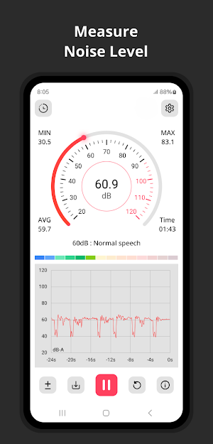 Sound Meter - dB Measurement Screenshot 1