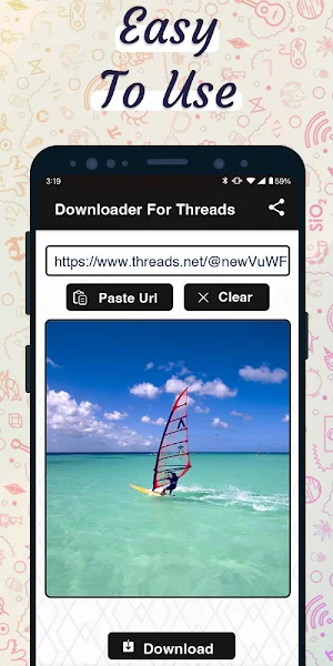 Downloader Videos For Thread Screenshot 1
