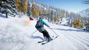 Downhill Snowboard Racing Screenshot 0
