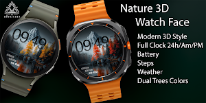 Nature 3D Watch Face Screenshot 1