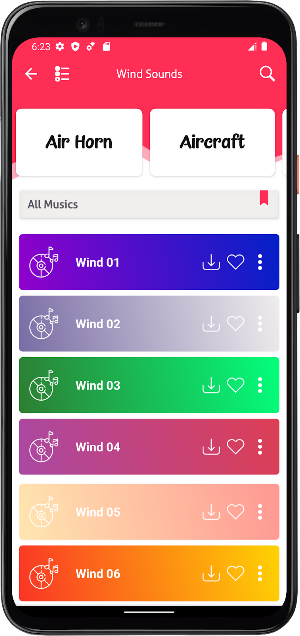 Wind Sounds Screenshot 1